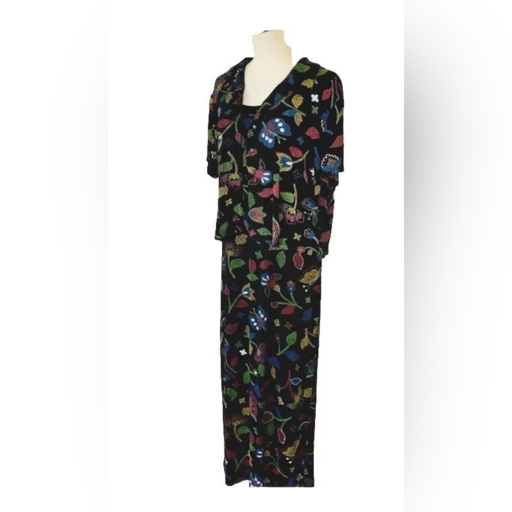 Double D Ranch Slinky 2 pc Sleeveless Dress & Short Sleeve Concho Shirt Jacket